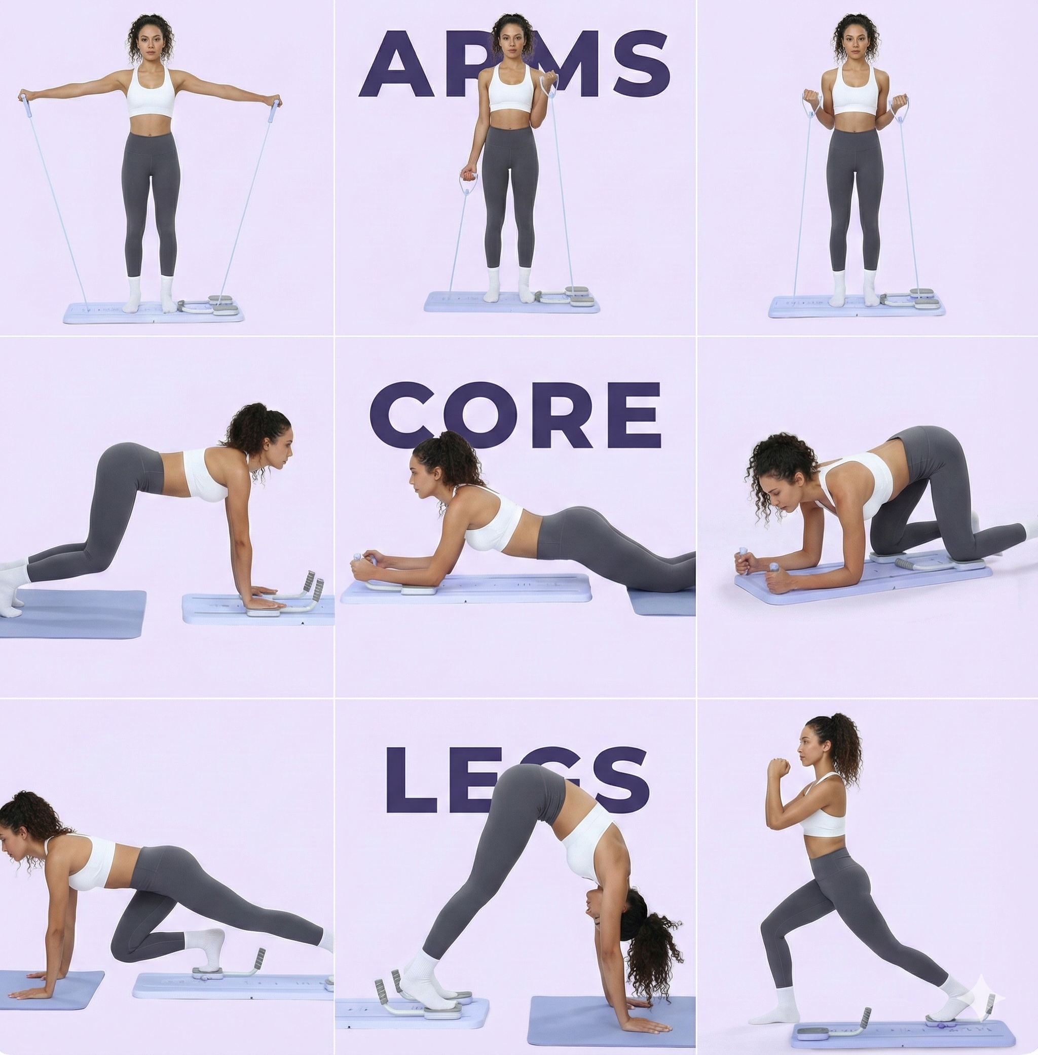 Reforia Portable Pilates Reformer – Studio-Level Workouts at Home