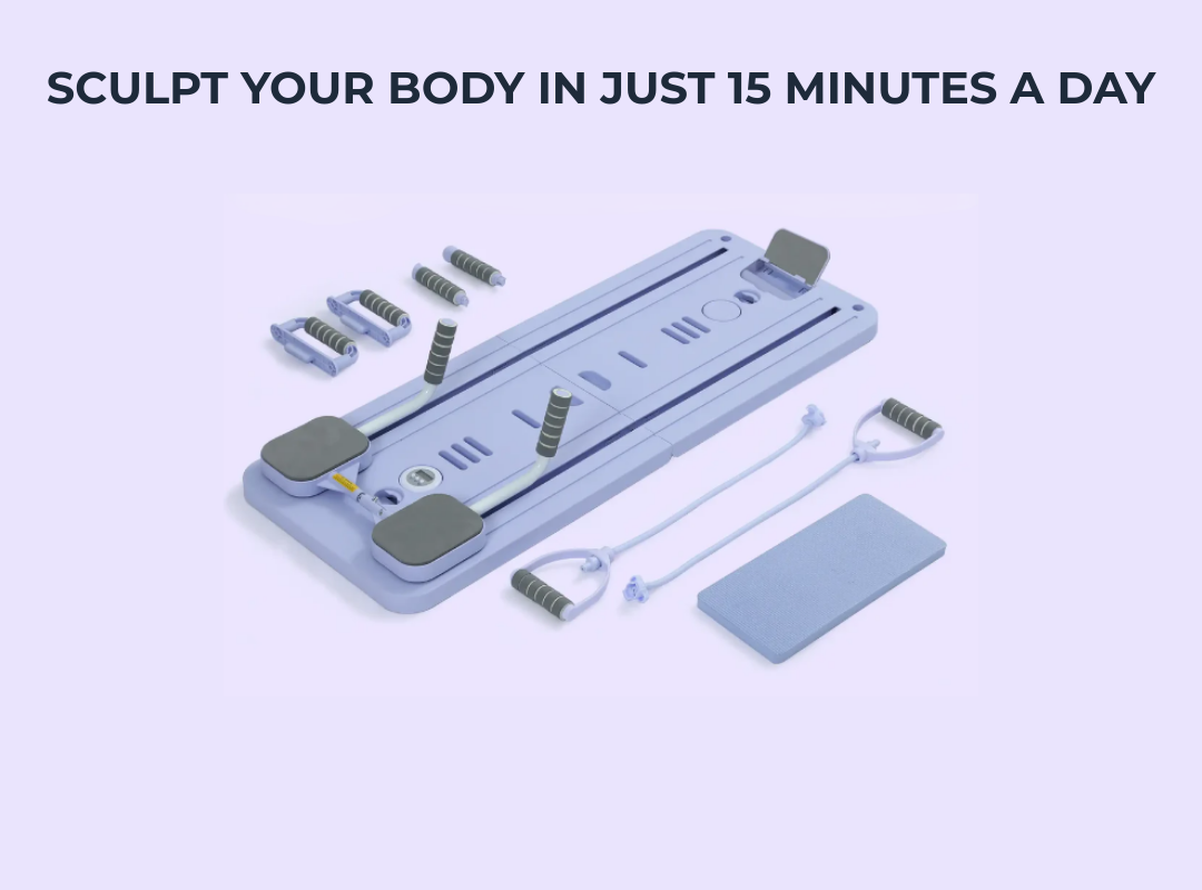 Reforia Portable Pilates Reformer – Studio-Level Workouts at Home