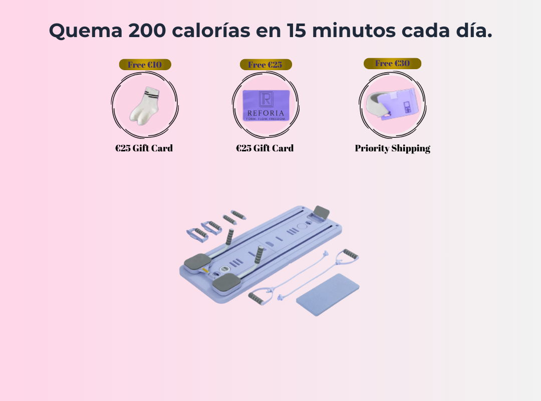 Reforia Reformer de Pilates Portátil – Versión de Lujo