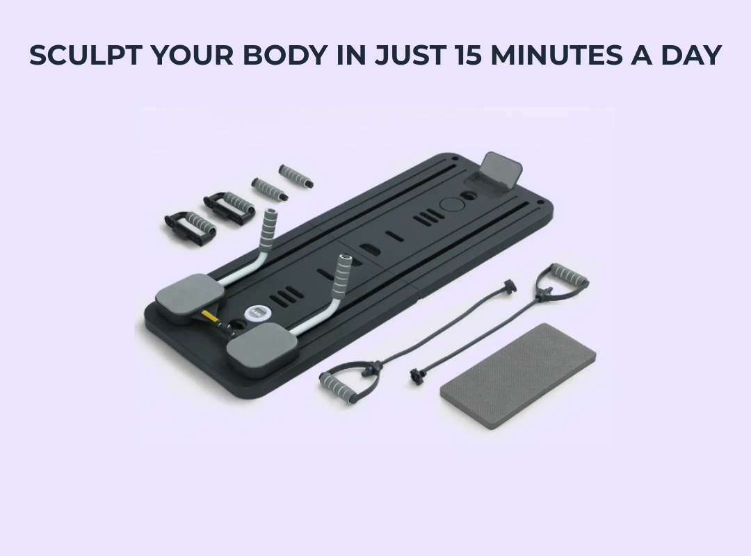 Reforia Portable Pilates Reformer – Studio-Level Workouts at Home